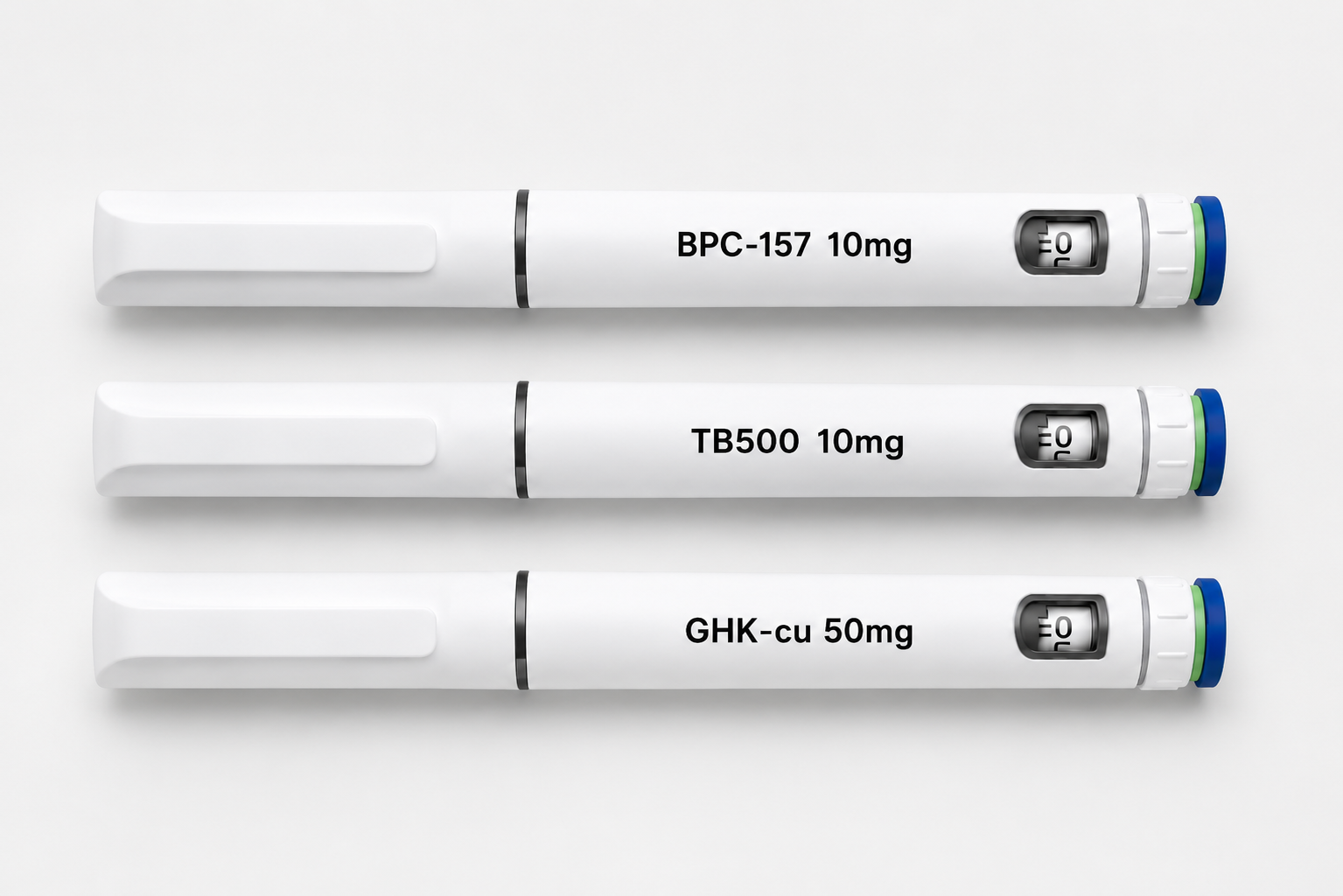 Glow Research Stack | GHK-Cu 50mg, BPC-157 & TB-500 Research Peptide Bundle