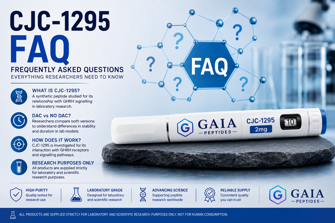 CJC-1295 Frequently Asked Questions (FAQ): Everything Researchers Need to Know