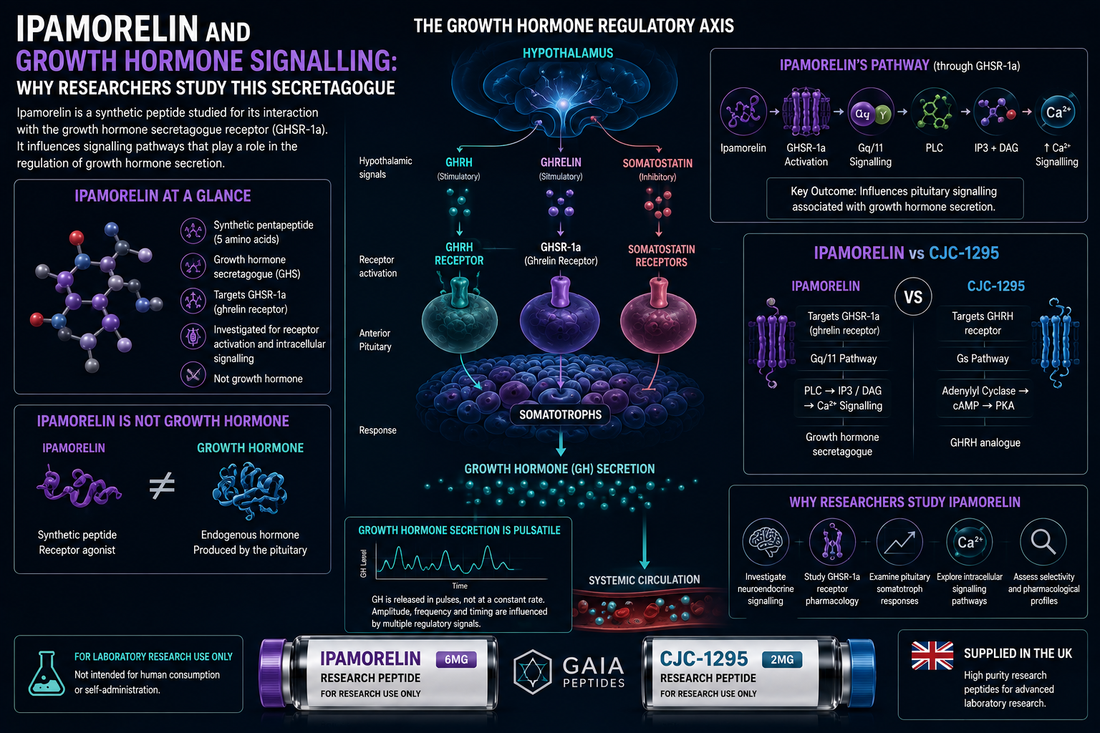 Ipamorelin and Growth Hormone Signalling: Why Researchers Study This Secretagogue