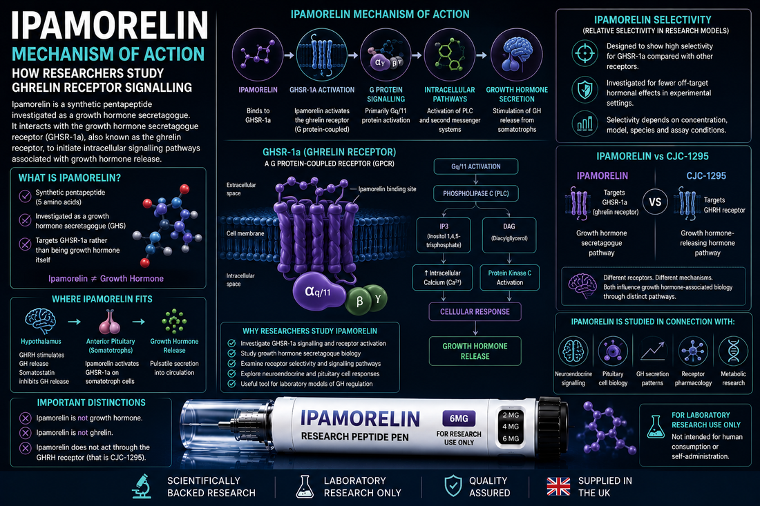 Ipamorelin Mechanism of Action: How Researchers Study Ghrelin Receptor Signalling