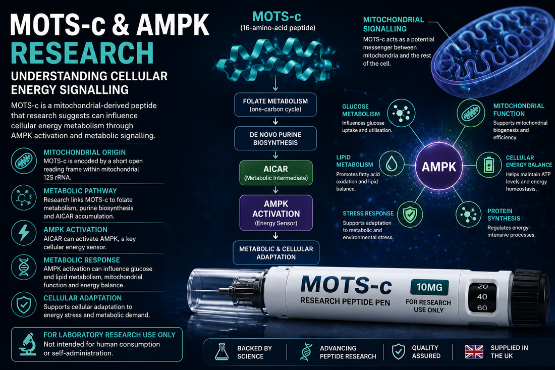 MOTS-c and AMPK Research: Understanding Cellular Energy Signalling