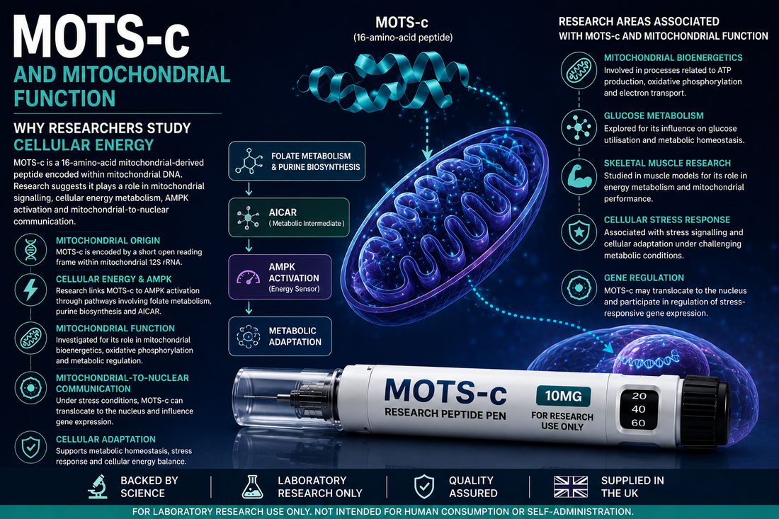 MOTS-c and Mitochondrial Function: Why Researchers Study Cellular Energy