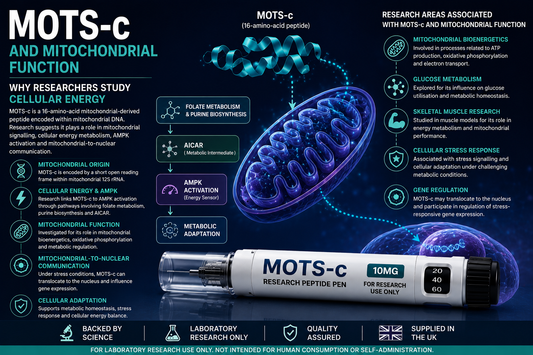 MOTS-c and Mitochondrial Function: Why Researchers Study Cellular Energy