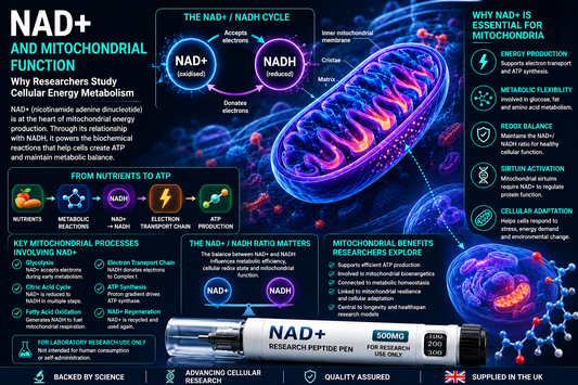 NAD+ and Mitochondrial Function: Why Researchers Study Cellular Energy Metabolism