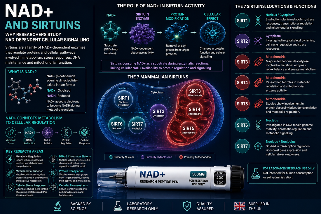 NAD+ and Sirtuins: Why Researchers Study NAD-Dependent Cellular Signalling