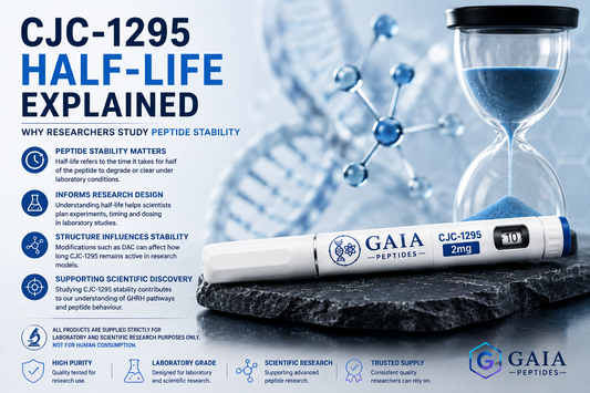 CJC-1295 Half-Life Explained: Why Researchers Study Peptide Stability