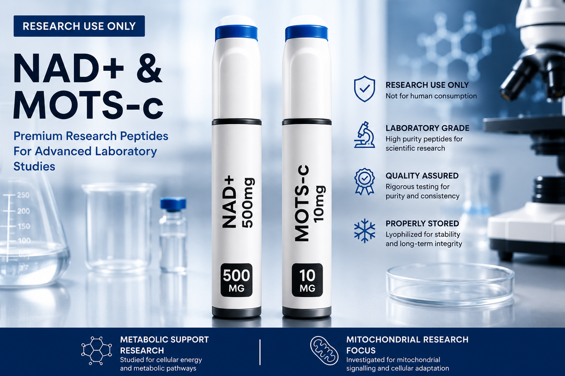 NAD+ vs MOTS-c: Understanding the Differences in Metabolic Research