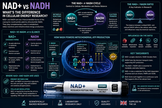 NAD+ vs NADH: What’s the Difference in Cellular Energy Research?